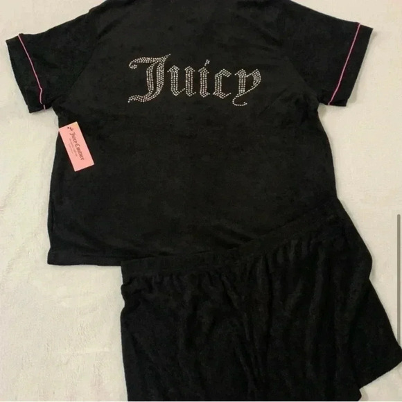 New Juicy Couture bling shorts  set L - Picture 8 of 9